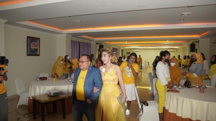 Nuri Permana dalam acara Gathering yang dilaksanakan di Hotel Pacific Ambon